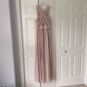 Blush Lulus dress. size 6. Worn once to wedding.